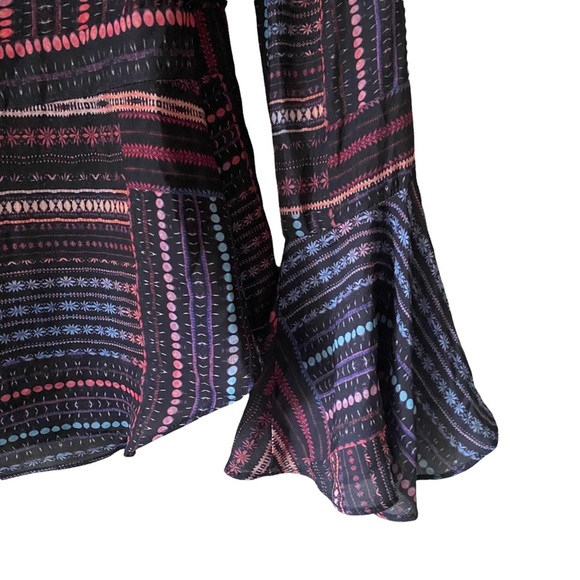 Parker Wrap Tolomei Front Blouse - Picture 3 of 9